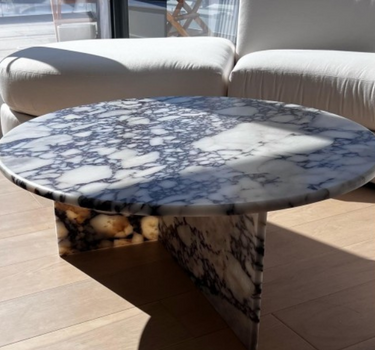 Round Marble Solid Coffee Table